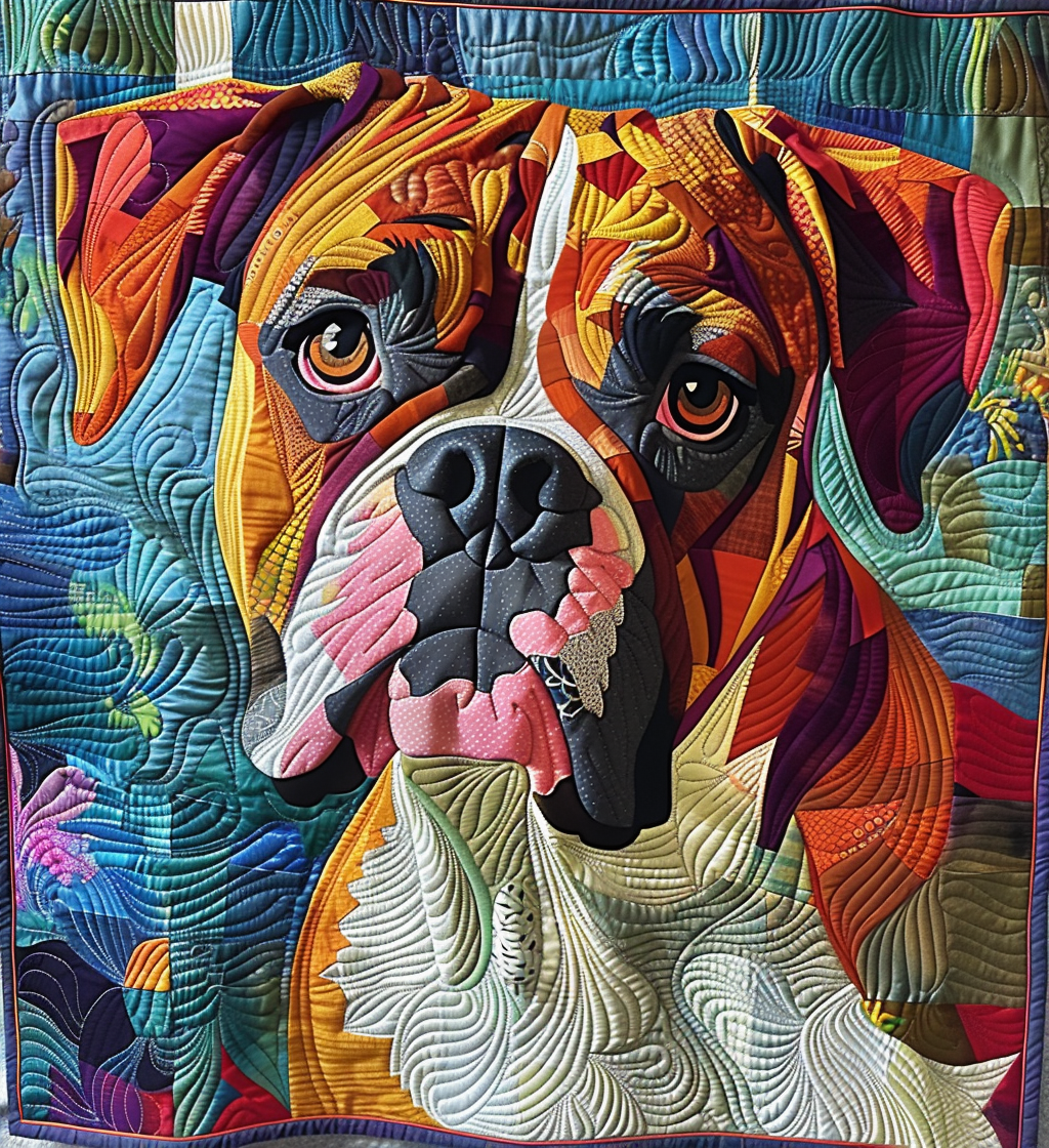 Cozy Boxer Quilted Blanket