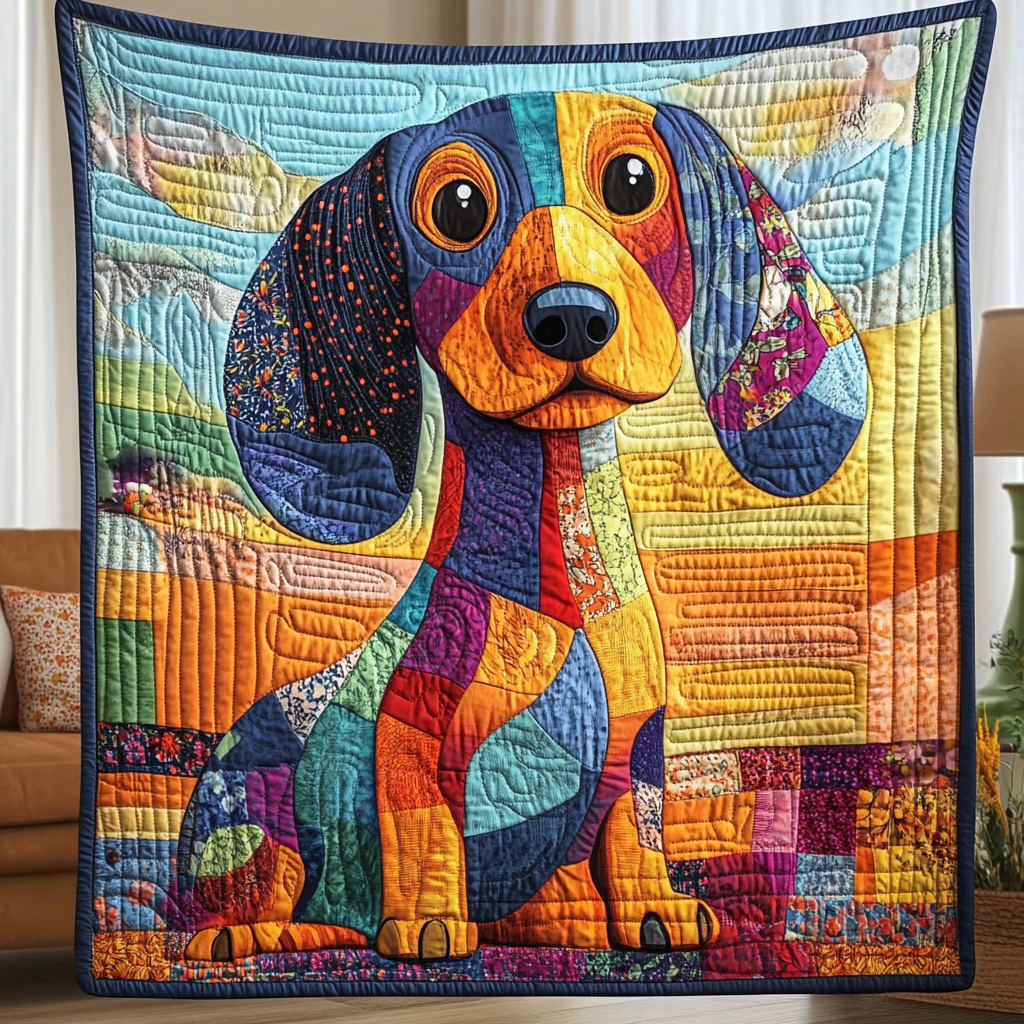 Cozy Canine Quilted Blanket