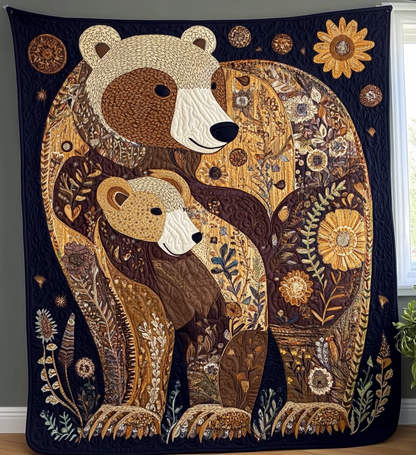 Cozy Cub Retreat Quilted Blanket