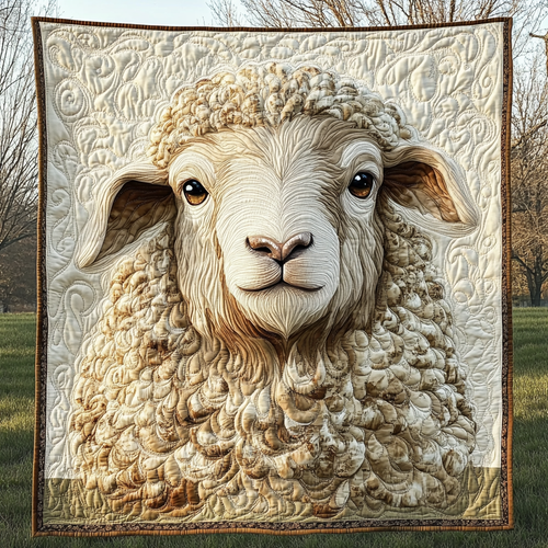 Cozy Sheep Quilted Blanket