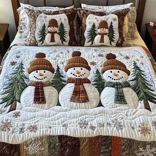 Cozy Trio 3-Piece Quilted Bedding Set
