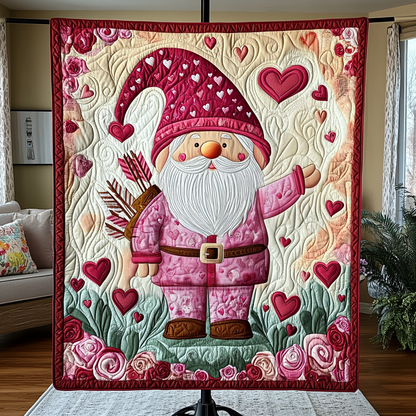 Cozy Valentines Quilted Blanket