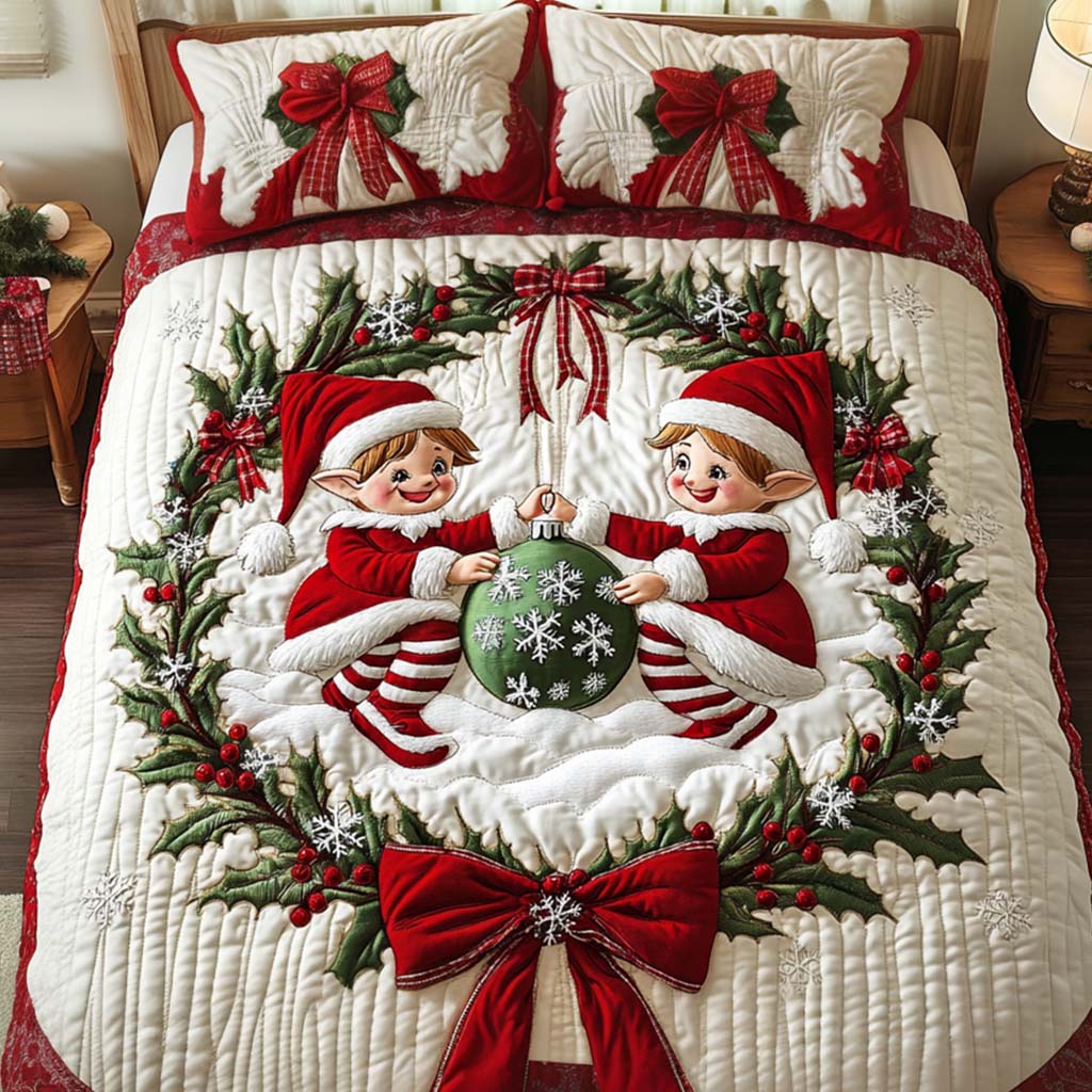 Cozy Wonderland 3-Piece Quilted Bedding Set