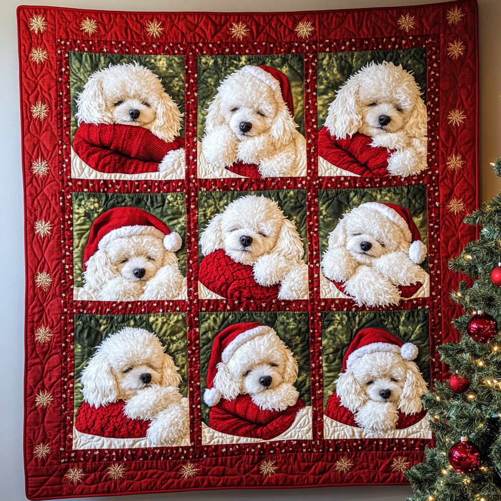 Cuddle Pups Quilted Blanket