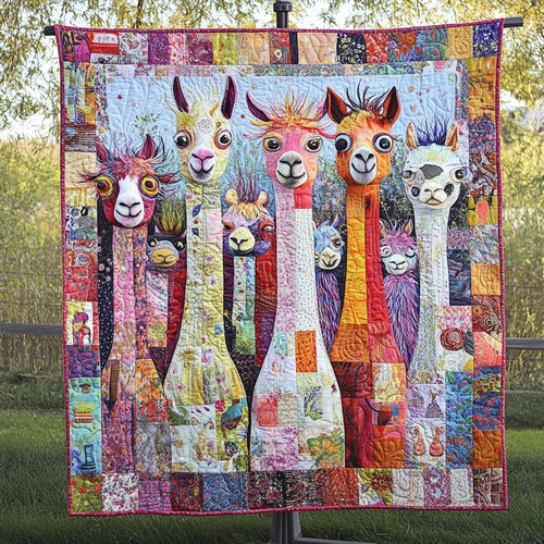 Cuddly Country Herd Quilted Blanket