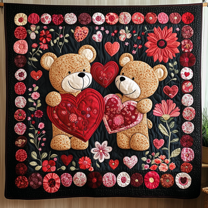 Cuddly Couple Quilted Blanket