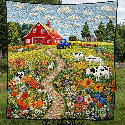 Dairy Delight Quilted Blanket