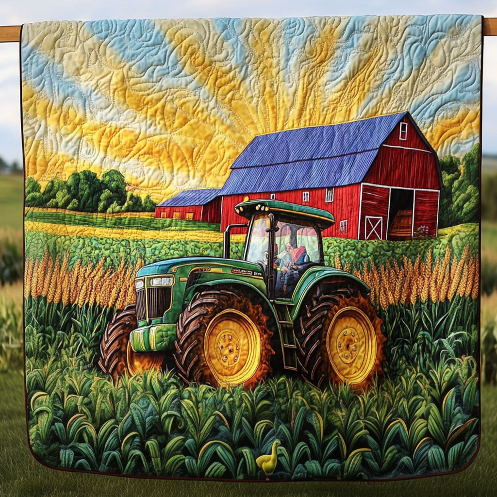Daisy Fields Quilted Blanket