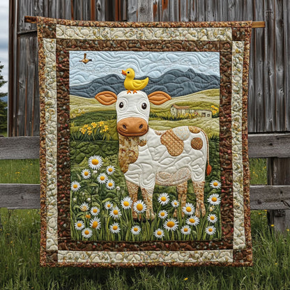Daisy Meadow Quilted Blanket