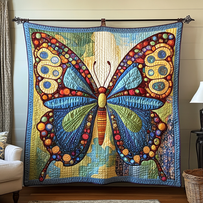 Dancing Wings Quilted Blanket