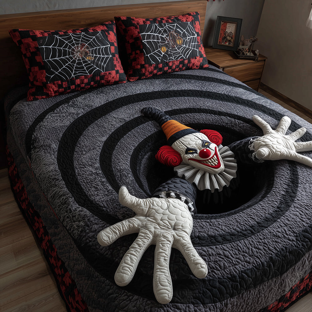 Dark Circus 3-Piece Quilted Bedding Set