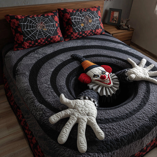 Dark Circus 3-Piece Quilted Bedding Set