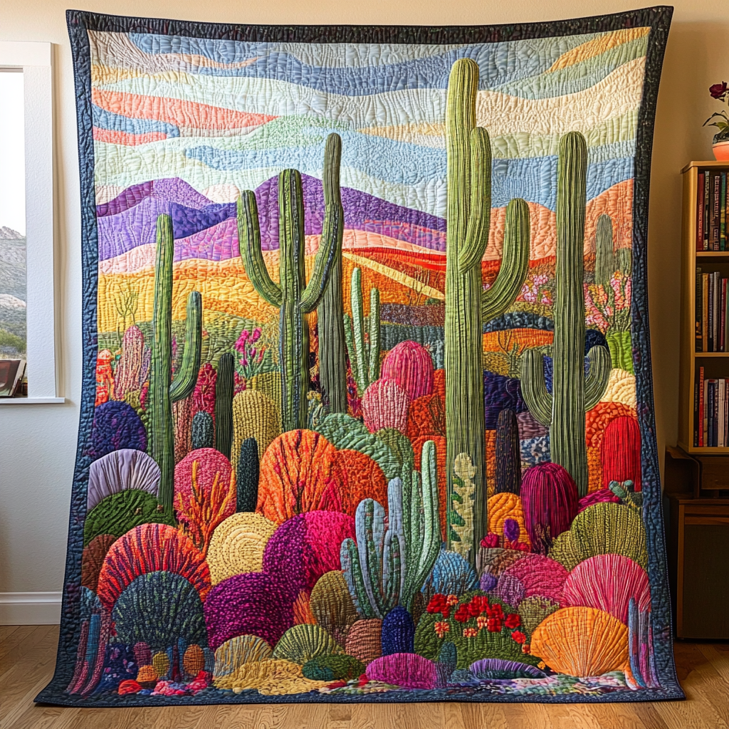 Desert Charm Quilted Blanket