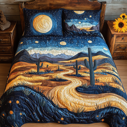 Desert Delight 3-Piece Quilted Bedding Set