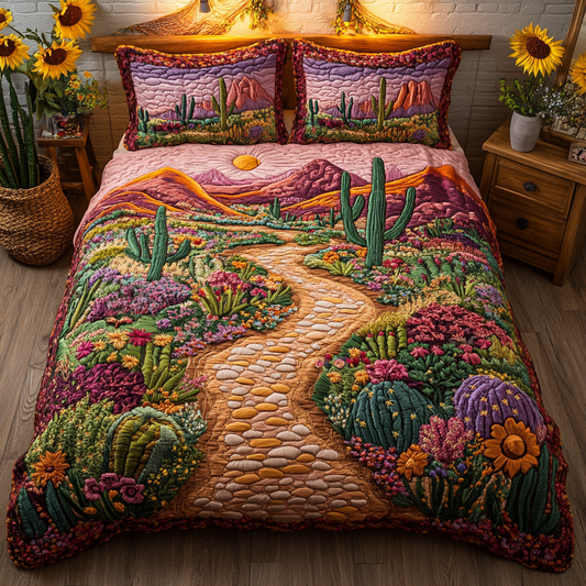 Desert Dream 3-Piece Quilted Bedding Set