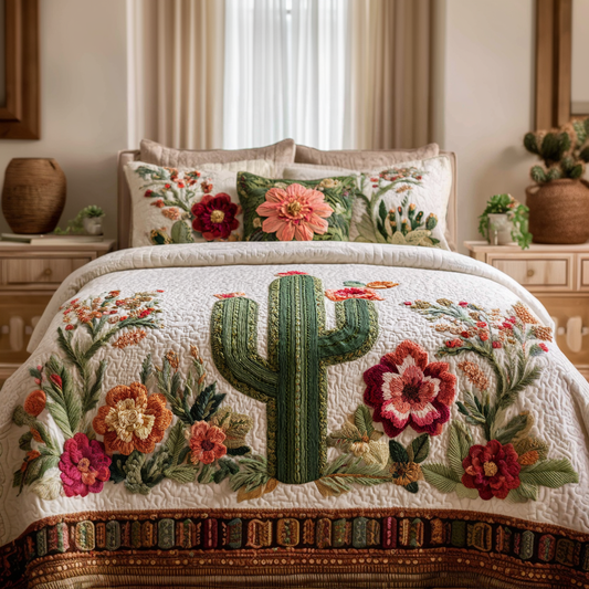 Desert Dreams 3-Piece Quilted Bedding Set