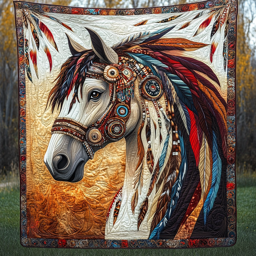 Desert Spirit Quilted Blanket