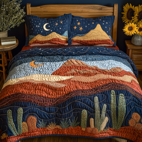 Desert Star 3-Piece Quilted Bedding Set