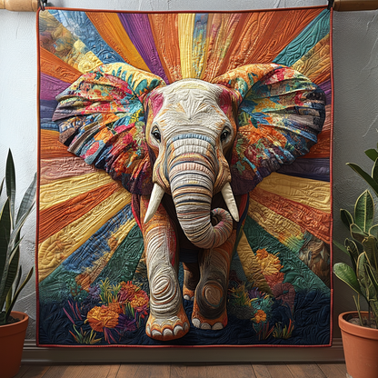 Desert Wanderers Quilted Blanket