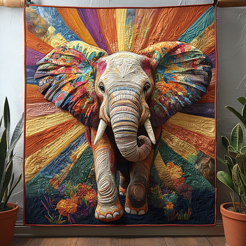 Desert Wanderers Quilted Blanket