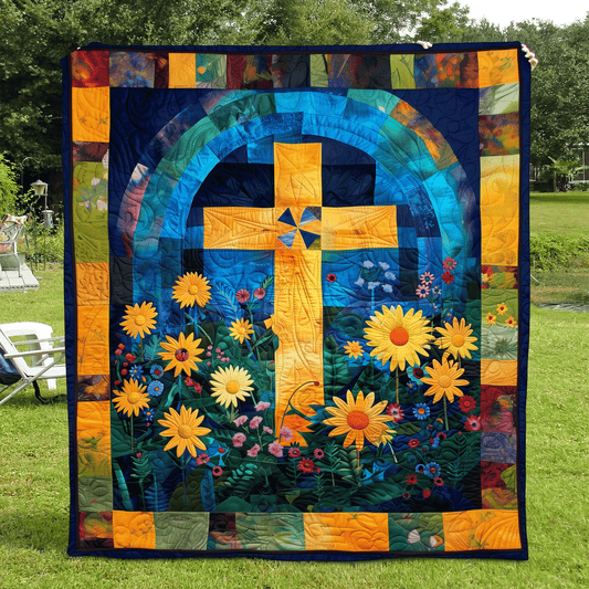 Divine Floral Quilted Blanket