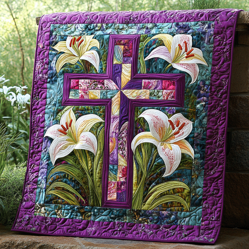 Divine Reflection Quilted Blanket