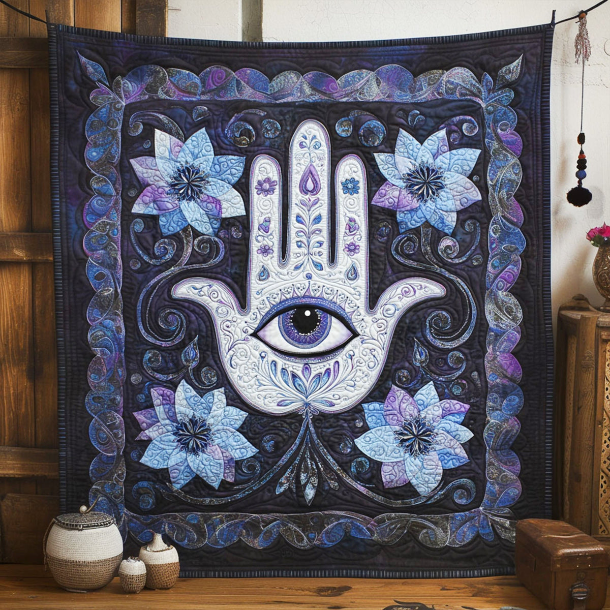 Divine Shield Quilted Blanket