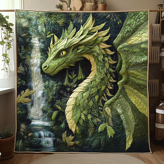 Draconic Majesty Quilted Blanket