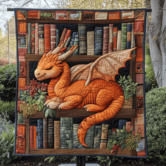 Dragon Storytime Quilted Blanket