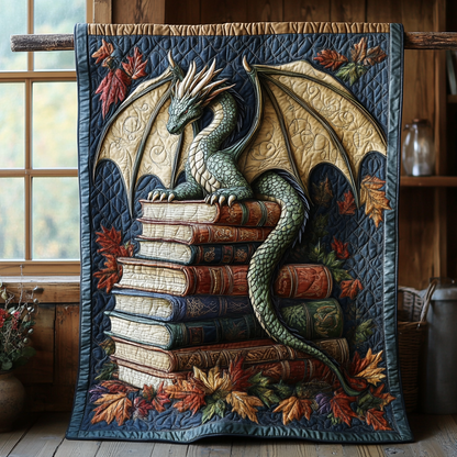 Dragon Tale Quilted Blanket