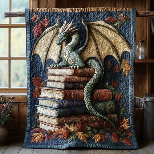 Dragon Tale Quilted Blanket