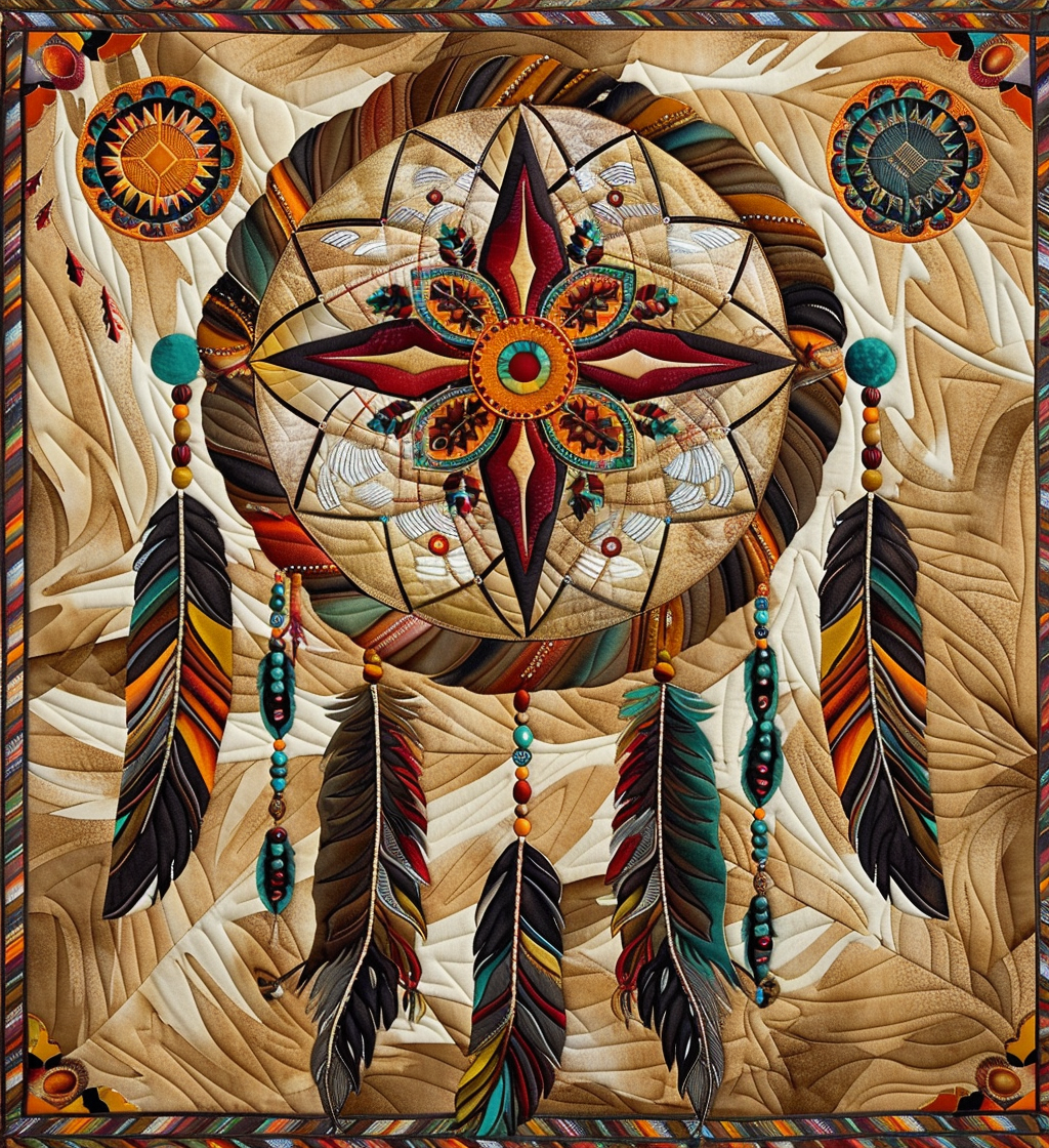 Dreamcatcher Quilted Blanket