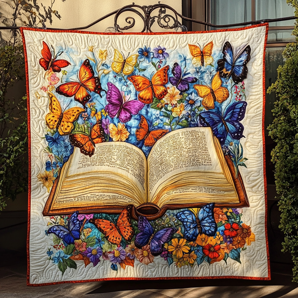 Dreamscape Flutter Quilted Blanket