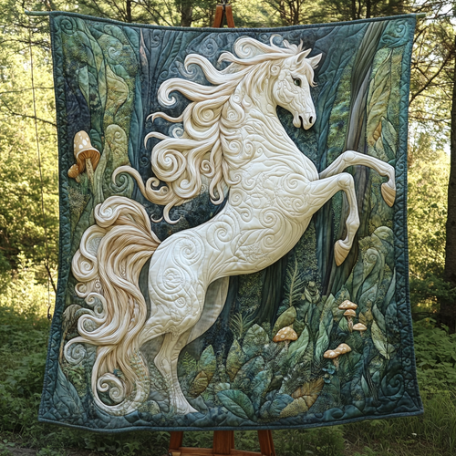 Dreamscape Rider Quilted Blanket