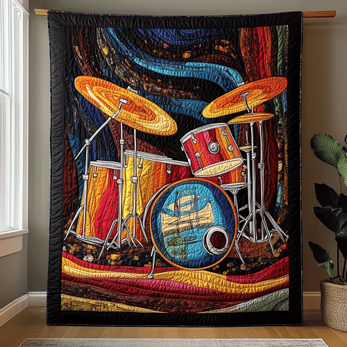 Drumbeat Dreams Quilted Blanket