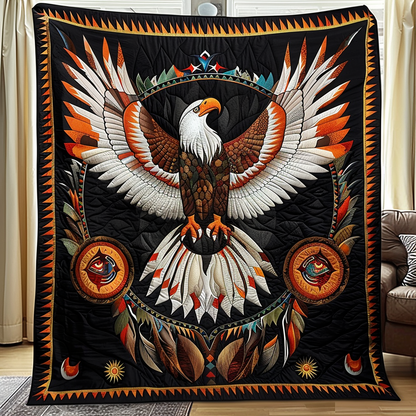 Eagle's Flight Quilted Blanket