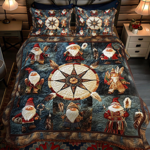 Echo of the Forest 3-Piece Quilted Bedding Set