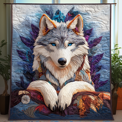 Echo of the Wild Quilted Blanket