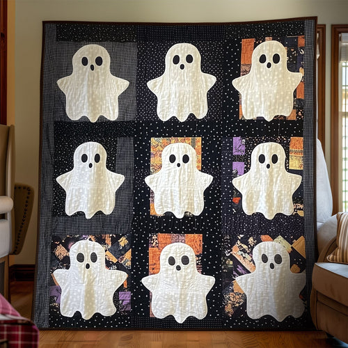 Eerie Apparitions Quilted Blanket