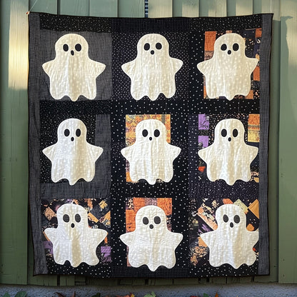 Eerie Apparitions Quilted Blanket