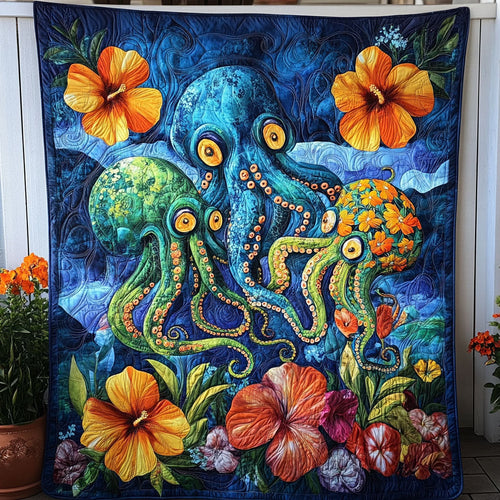 Eightfold Grace Quilted Blanket