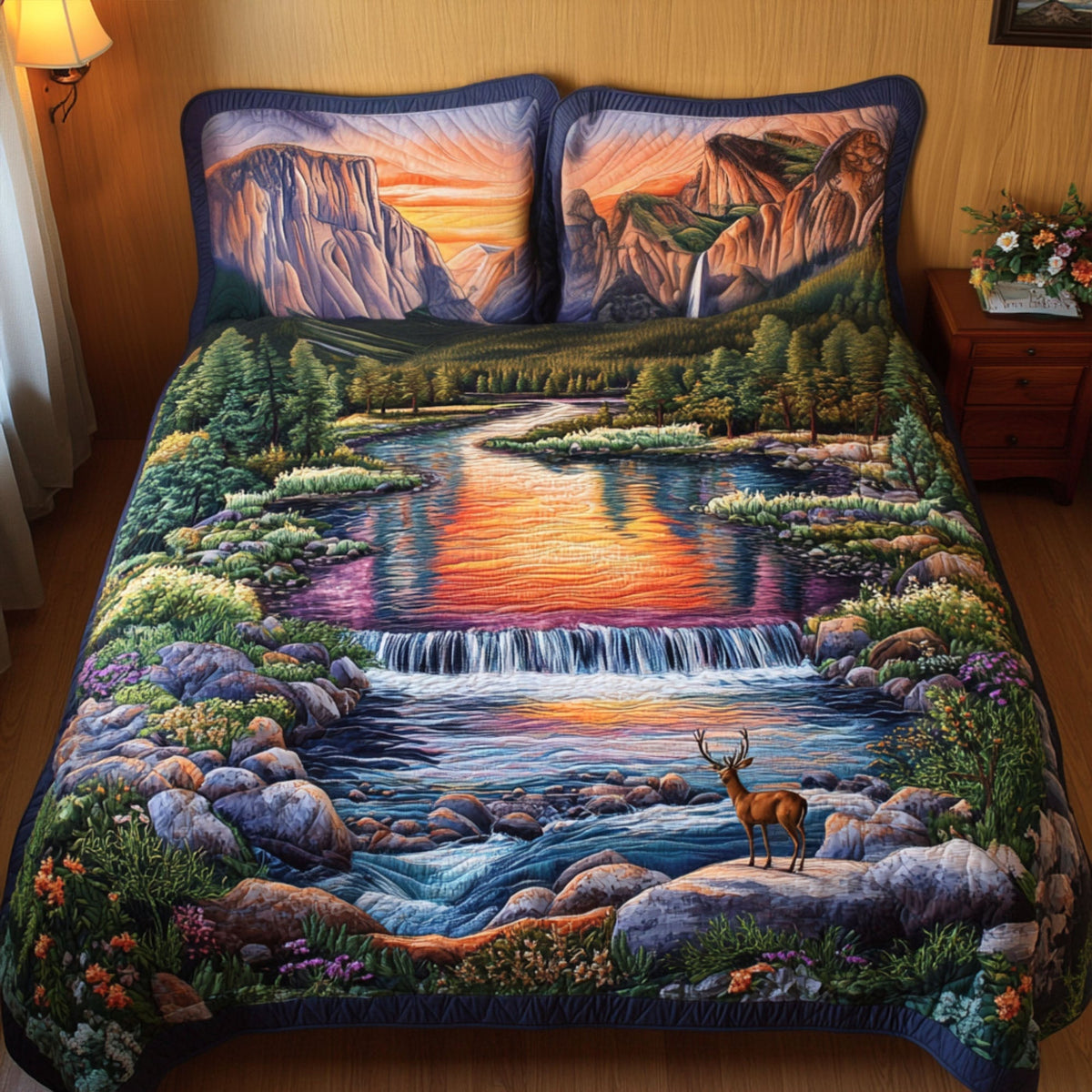 El Capitan Cascade 3-Piece Quilted Bedding Set