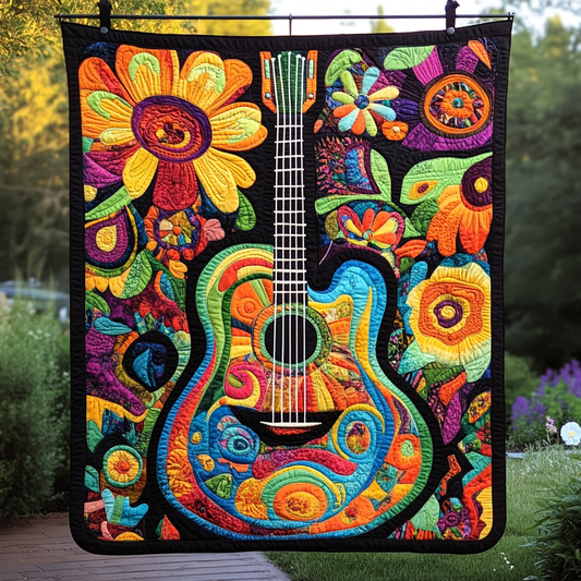 Electric Serenade Quilted Blanket