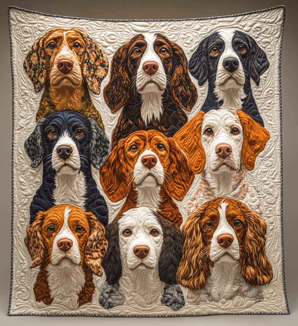 Elegant Ears Designs Quilted Blanket