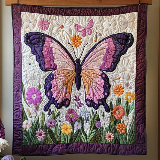 Elegant Flier Quilted Blanket