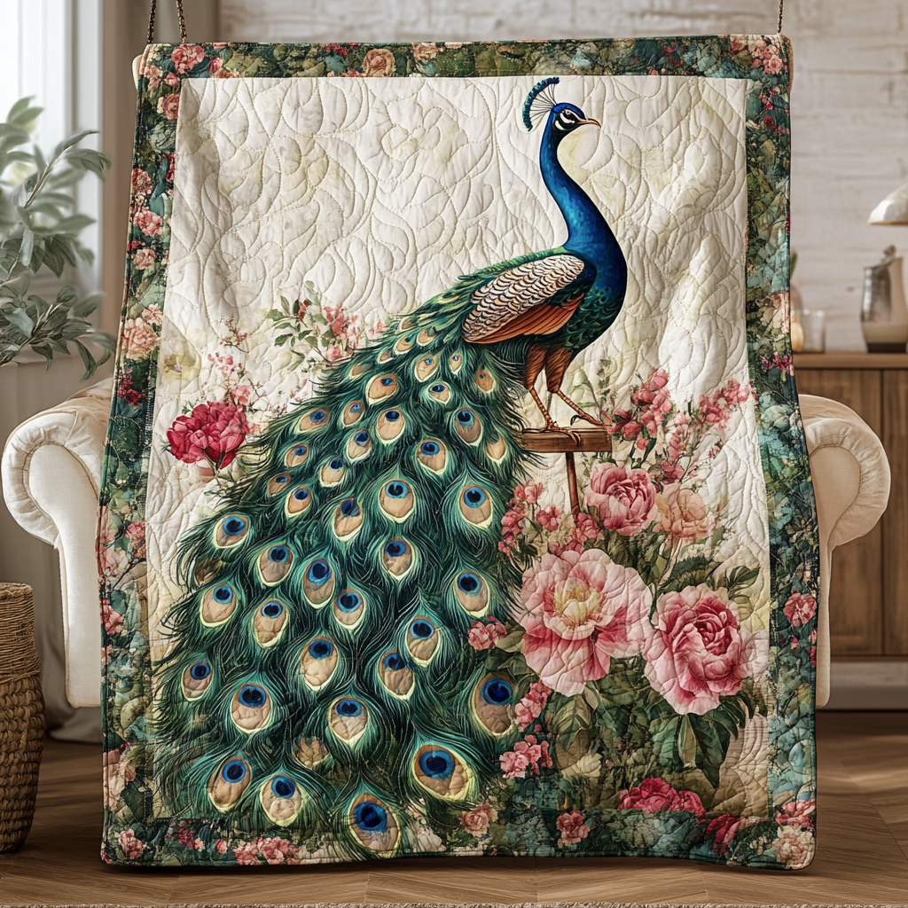 Elegant Majesty Quilted Blanket