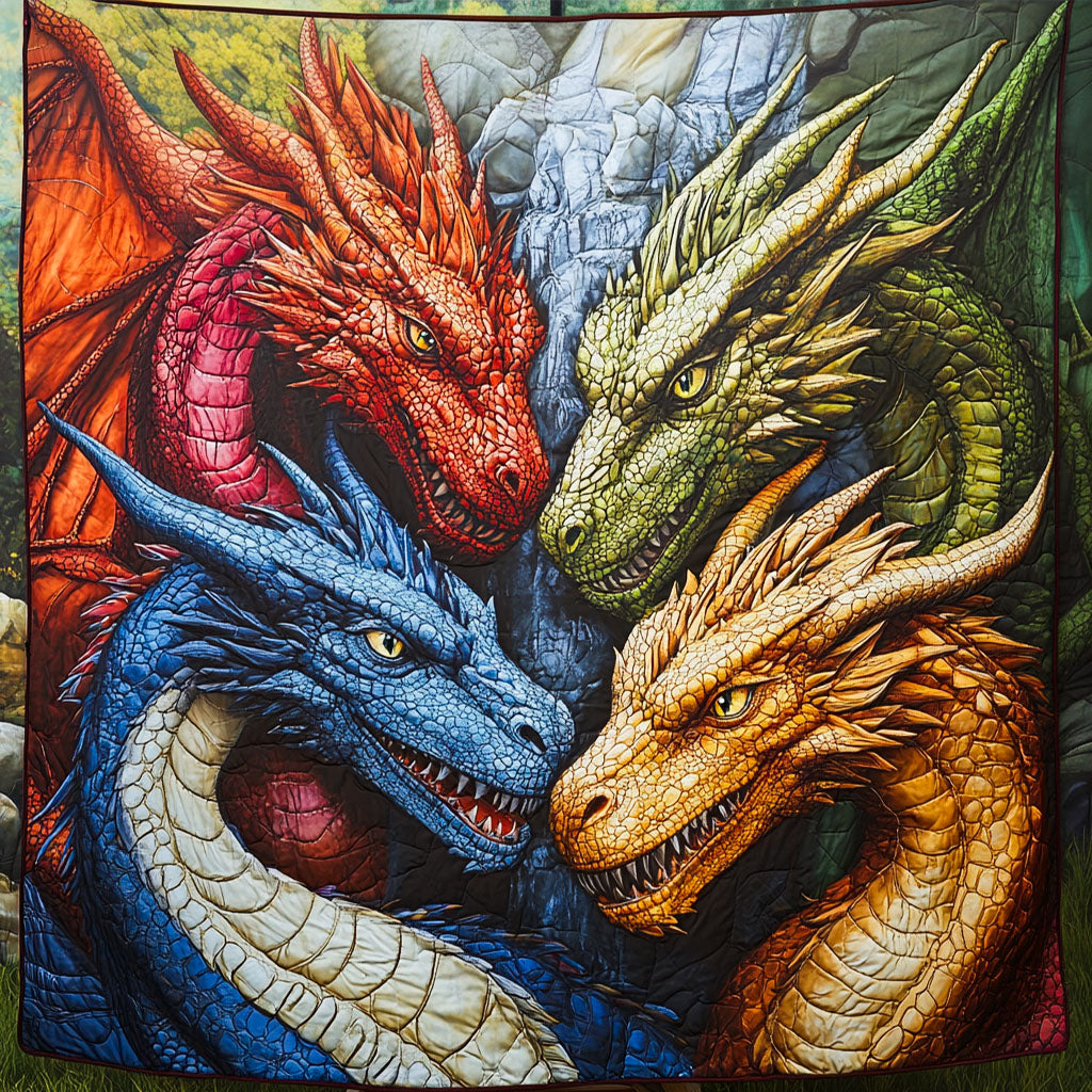 Elemental Fury Quilted Blanket