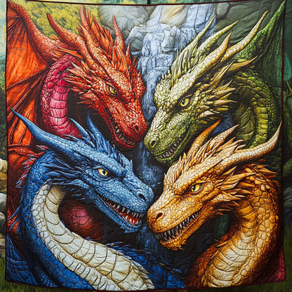 Elemental Fury Quilted Blanket