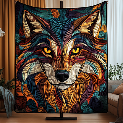 Ember Eyes Quilted Blanket