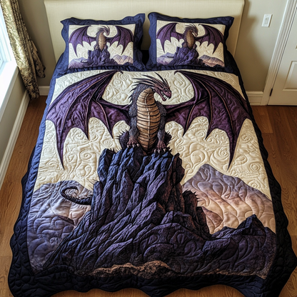 Emberstone 3-Piece Quilted Bedding Set
